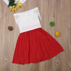 US Newborn Kids Baby Girls Tops T-shirt Skirts Dresses Party Outfits Set Clothes