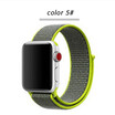 Kebbit Nylon Sport Band for Apple Watch Series 4 3 2 1 38MM 42mm 40MM 44mm Soft Breathable Watch Strap Colorful iWatch Bands