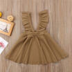 Toddler Kids Baby Girls Princess Flower Pageant Party Tutu Strap Dresses Skirts