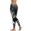 Womens YOGA Workout Gym Leggings Tree Print Fitness Stretch Casual Pants
