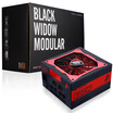 1st player rated 600W black widow 600 module power supply 80PLUS bronze half module 14CM hydraulic fan