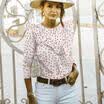 Fashion Summer Women Casual Chiffon Long Sleeve Ladies Shirt Loose Tops Blouse