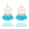 Fashion Bohemian Jewelry Elegant Tassels Earrings Long Hook Drop Dangle Women US