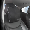 Gigi GiGi car headrest G-1603 space memory cotton neck pillow car with neck pillow pillow all-weather guardian coffee color