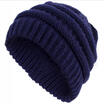 UK Ponytail Beanie Hat Women Messy Bun Crochet Cap Winter Warm Knitted Stylish