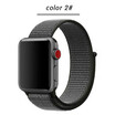 Kebbit Nylon Sport Band for Apple Watch Series 4 3 2 1 38MM 42mm 40MM 44mm Soft Breathable Watch Strap Colorful iWatch Bands