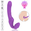 Dual vibration motor portable 9-speed silicone vibrator rechargeable waterproof