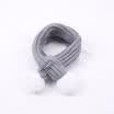 Winter Scarf Kids Solid Color Knitted Scarves Winter Warm Scarf for Boys Girls