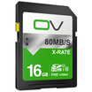 OV SD card 16G 80MB s memory card class10 high-speed storage SDHC SLR digital camera professional high-definition camera car flash memory card OV SD card 16G 80MB s memory card class10 high-speed storage SDHC SLR digital camera professional high-definition camera car flash memory card