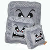 Super Mario Bros Figure Cushion Pillow - 9in Thwomp Dossun Plush Doll Size M