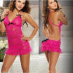 Sexy Lingerie Womens Lace Dress Sheer Underwear Babydoll Sleepwear G-string