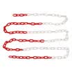 Funny plastic red&white chain 3 m reflective warning column isolation link barrier road safety protection chain