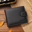 Mens Soft Leather Money Clip Slim Wallet ID Credit Bank Card Holder Coin Purse