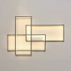 Baycheer HL483477 High Bright Warm Light 1440"Wide Frame Led Indirect Wall Sconce Black Finish