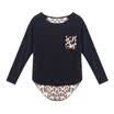 Sexy Womens Chiffon Leopard Loose Long Sleeve Blouse Tee Shirt Casual Tops