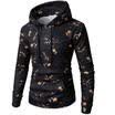 Fashion Mens Print Hoodie Long Sleeve Sweater Sweatshirt Jacket Pullover Tops