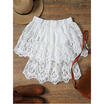 Fashion Summer Womens Ladies Lace Off-shoulder Casual Blouses Crop Tops T-Shirt