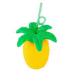 Summer Pineapple Straw Cups Beach Fruit Juice Drink Tropical Party Barware