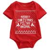 Newborn Baby Kids Snowmen My First Christmas Romper Jumpsuit Outfits Costume