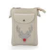 Women Multi-function Mini Vertical Flamingo Messenger Phone Bag Pack Pouch Purse