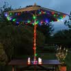 Many beautiful memory waterproof led lights small lights flashing lights full of stars Christmas day room home decoration string outdoor light string 10 meters 100 head with tail color