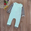 Newborn Baby Girl Boy Stripe Arrow Romper Bodysuit Outfits One-piecer Clothes