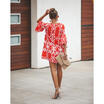 Plus Fashion Women Long Sleeve Loose Casual Tops Blouse T Shirt Short Mini Dress