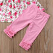 Baby Girls Kids Toddler Floral T-shirt TopsPants Outfit Leggings Clothes Set WB