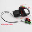 3M Retractable Dual Double Pet Leash Rope Zero Tangle Walk 50Lbs Per For Two Dog