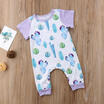 Newborn Baby Girl Cactus Prickly Pear Romper Jumpsuit Outfits Clothes One-Pieces