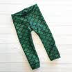 US Stock Summer Kids Baby Girls Fish Scale Mermaid Skinny Leggings Pants Shorts