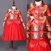 Embroidery Girl Princess Tulle Bridesmaid Wedding Dress Gown Tutu for Baby Kids