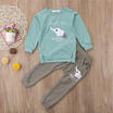 Newborn Infant Baby Girls Boy Outfits Clothes Romper Jumpsuit BodysuitPants Set