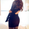 UK Womens Ladis Sexy Lace Dress Cocktail Party Evening Mini Dresses One Size