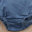 AU Stock Denim Newborn Baby Girls Romper Bodysuit Jumpsuit Clothes Outfits