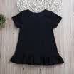 UK Stock Toddler Kids Baby Girls 3D Flower Summer Party Dress Sundress Clothes