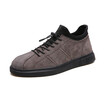 Mens Shoes Fashion Outdoor Shoes Casual Leather Walking Shoes Breathable Light Shoes Black Grey Brown Size 39-44