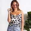 Fashion Women Summer Leopard Vest Top Sleeveless Blouse Casual Tank Tops T-Shirt