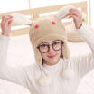 Scarf Gloves Earmuff Hat Womens Girl Soft Warm Cartoon Plush Scarves Winter Set