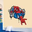 3D Spider man kids room Nursery poster boy Wall sticker Window decoration decal