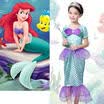 Little Mermaid Ariel Child Girl Dress Up Costume Size 3T-10