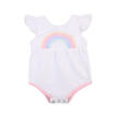 Newborn Baby Girls Kid Rainbow Romper Jumpsuit Bodysuit Sunsuit Clothes Outfits