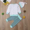 Toddler Baby Boys Girls Hippos Tops T-shirt Pants Leggings Hat Outfits Clothes