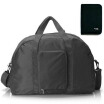 Jingdong Supermarket Green Reed Traveling Package 2pcs Foldable Shoulder Bag Multi-function Passport Bag Storage Bag Gray