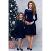 Mother&Daughter Velet Clothes Parent-child dress Family Matching Outfits Set
