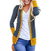 Women Cardigan Long Sleeve Solid Open Front Knit Sweater Cardigan S-XL