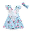 Fashion Women Mother Daughter Matching Dresses Summer Girl Dress Clothes Sets