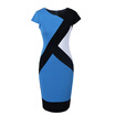 2017 Optical Illusion Patchwork Contrast New Style Women Elegant Slim Casual Work Office Business Party Bodycon Pencil Dress
