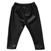 Summer Baby Girls Kids Boy Toddler Hip Hop T-shirt Tops Clothes PU Pants Outfit