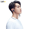 Iam Buttons Ceramic Ceramic Edition Wireless Sports Bluetooth Headphones Magnetic Suction Earphones Headphones Black